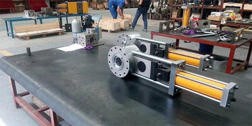 single plate screen changer for wrapping tape production line
