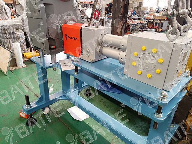 dual axis driven rubber gear pump