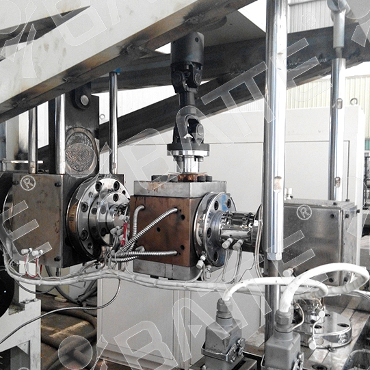 plastic sheet extruder melt pump