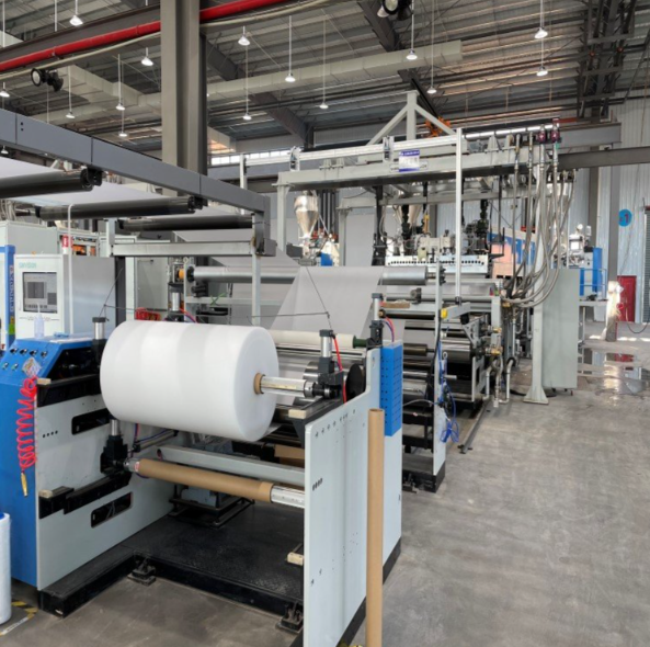 Photovoltaic film extrusion line