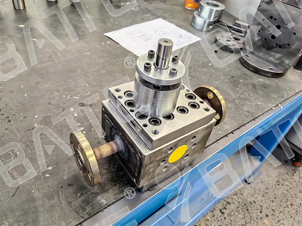 ABS panel extrusion melt pump