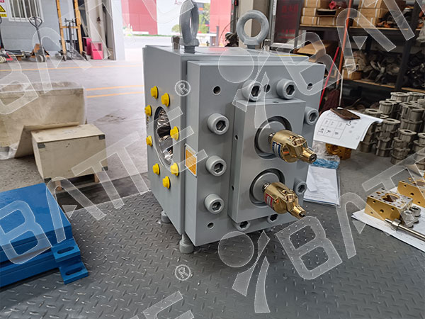melt pump for rubber extruder